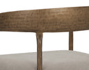 Zenith Taupe Grey Dining Armchair Zanatta by Matho Sun, view 7