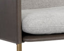 Belfast Heather Grey / Bravo Ash Lounge Chair Bellevue by Matho Sun, view 6