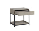 Small Black Taupe Nightstand Rebel by Matho Sun, view 3