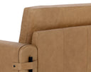 Ludlow Sesame Leather Sofa Camus by Matho Sun, view 6