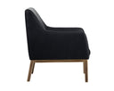 Bravo Black Lounge Chair Wolfe by Matho Sun, view 2