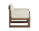 Geralt Linen Lounge Chair Ferguson by Matho Sun, view 3