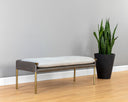 Belfast Heather Grey / Bravo Ash Bench Bellevue by Matho Sun, view 4