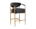 Bravo Black Counter Stool Heloise by Matho Sun