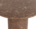 Marble Look Mocha 43" Dining Table Riva by Matho Sun, view 4