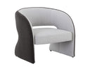 Mina Light Grey / Meg Ash Lounge Chair Rosalia by Matho Sun