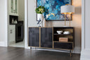 Brass Dark Brown Sideboard Markwood by Matho Sun, view 4