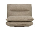 Torched Meringue Chair Colson Swivel Armless by Matho Sun, view 2