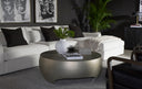 Pewter Coffee Table Tarsus by Matho Sun, view 5