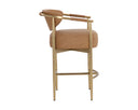 Milliken Cognac Counter Stool Heloise by Matho Sun, view 6