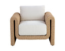 Natural Louis Cream Armchair Tibi by Matho Sun, view 2