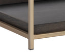 Gold Charcoal Grey Console Table Rebel With Drawers by Matho Sun, view 6