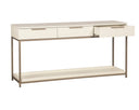 Champagne Gold Cream Console Table Rebel With Drawers by Matho Sun, view 2