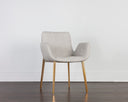Belfast Heather Grey Dining Armchair Lucano by Matho Sun, view 5