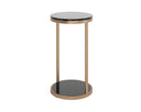 Antique Brass End Table Benjamin by Matho Sun