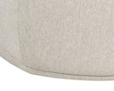 Dove Cream Chair Soraya Swivel Armless by Matho Sun, view 8