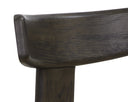 Dark Brown Sahara Sand Leather Dining Chairs set of 2 Horton by Matho Sun, view 6