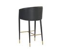 Sparrow Grey / Napa Black Barstool Asher by Matho Sun, view 3