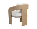 Natural Louis Cream Dining Armchair Pylos by Matho Sun, view 4