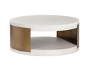 White Coffee Table Cavette by Matho Sun, view 2