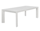White 90" Dining Table Merano by Matho Sun