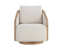 Effie Linen Lounge Chair Tasia Swivel by Matho Sun, view 2
