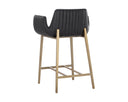 Bravo Black Counter Stool Lucano by Matho Sun, view 4