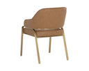 Milliken Cognac Dining Armchair Malachi by Matho Sun, view 4