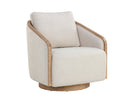 Effie Linen Lounge Chair Tasia Swivel by Matho Sun