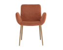 Belfast Rust Dining Armchair Lucano by Matho Sun, view 2