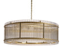 Large Brass Clear Chandelier Kore by Matho Sun, view 3