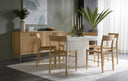 Light Oak Dining Chairs set of 2 Bondi by Matho Sun, view 8