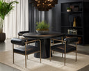 Black Jute Chandelier Lumina by Matho Sun, view 4