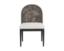 Black Louis Cream Dining Chairs set of 2 Calandri by Matho Sun, view 2