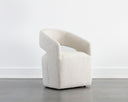 Merino Pearl Dining Armchair Lloret Wheeled by Matho Sun, view 5