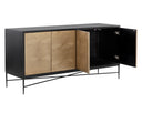 Black / Champagne Gold Sideboard Algarve by Matho Sun, view 4