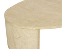 Travertine Look Natural Coffee Table Savinah by Matho Sun, view 5