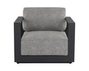 Charcoal Lanikai Salt And Pepper Armchair Tavira by Matho Sun, view 2