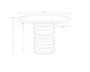 Round 44" Dining Table Alanya by Matho Sun, view 8