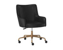 Vintage Black Office Chair Franklin by Matho Sun