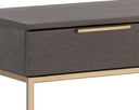 Gold Charcoal Grey Console Table Rebel With Drawers by Matho Sun, view 5