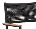 Black Dining Armchairs set of 2 Nava Stackable by Matho Sun, view 7