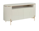High Gloss Cream Sideboard Paloma by Matho Sun, view 4