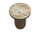 Marble Look Macchiato End Table Orula by Matho Sun, view 3