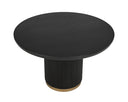 Round Charcoal 48" Dining Table Kalla by Matho Sun, view 3