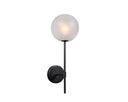 Black Frosted Sconce Izora by Matho Sun, view 3