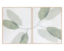 40" X 50" Natural Floater Frame Nature Calm Reflection (Set Of 2) by Matho Sun
