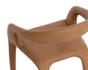 Milliken Cognac Dining Armchair Atika by Matho Sun, view 5