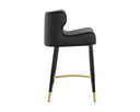 Dillon Stratus / Dillon Black Counter Stool Gianni by Matho Sun, view 2