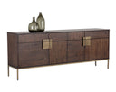 Antique Brass Dark Mango Sideboard Jade by Matho Sun
